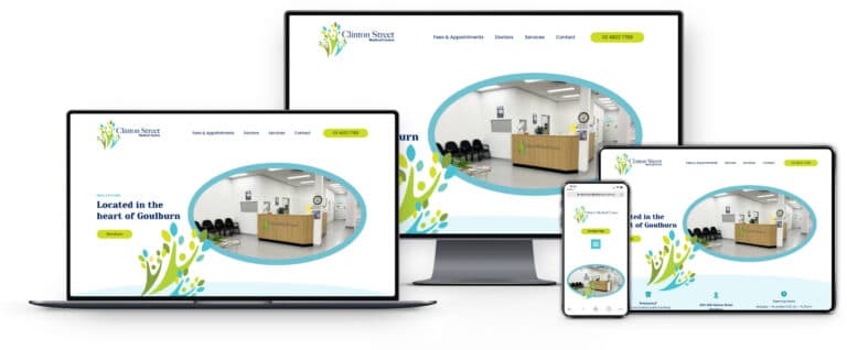 Clinton Medical Centre Web Design